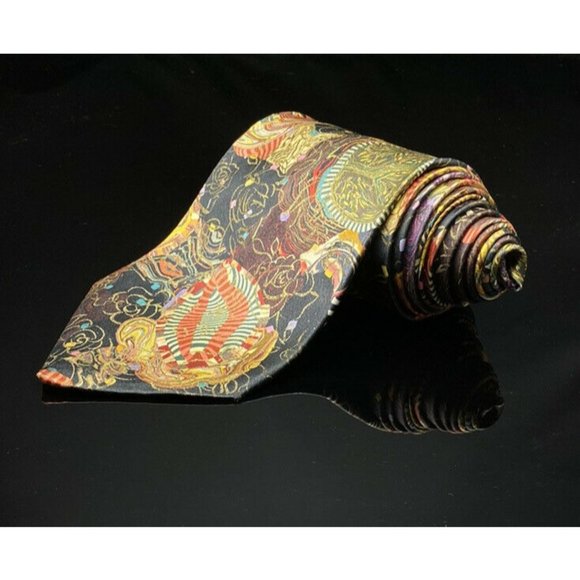 Brioni MULTI-COLOR NOVELTY Abstract Crazy Colors